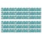 Carson Dellosa True to You Teal with Leaves Scalloped Bulletin Board Borders, 78PK 108522 - alternate 1